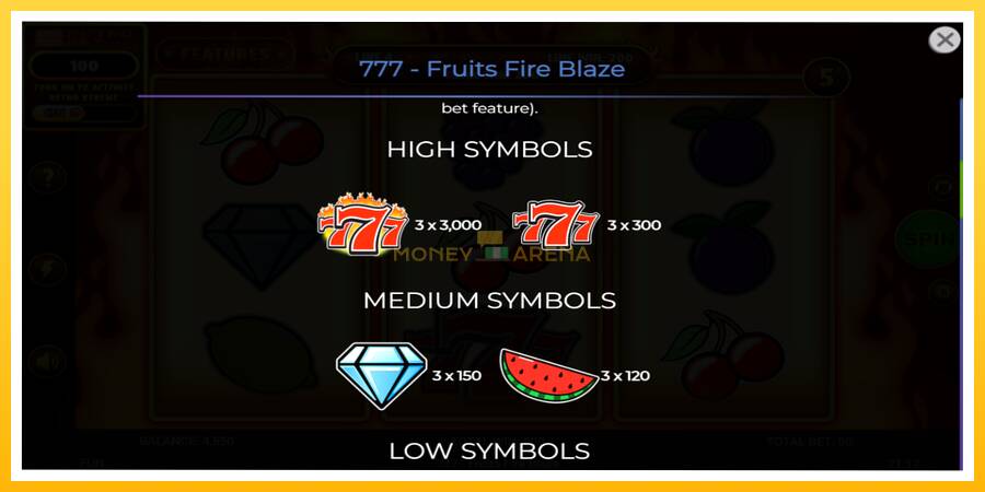 Kuva 6 pelikone 777 - Fruits Fire Blaze