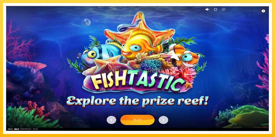 Kuva 1 pelikone Fishtastic