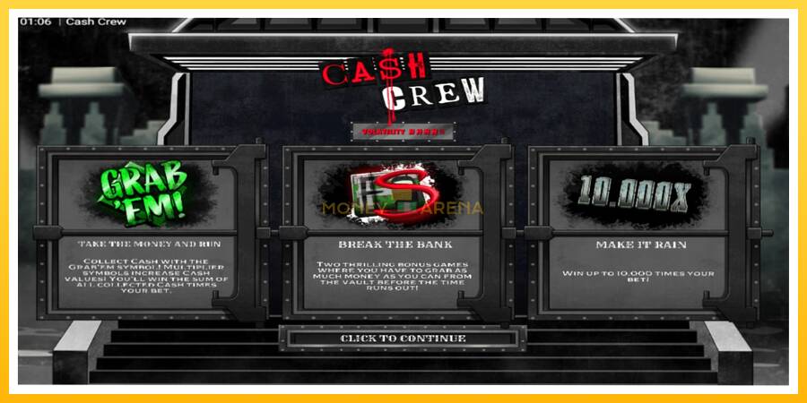 Kuva 1 pelikone Cash Crew