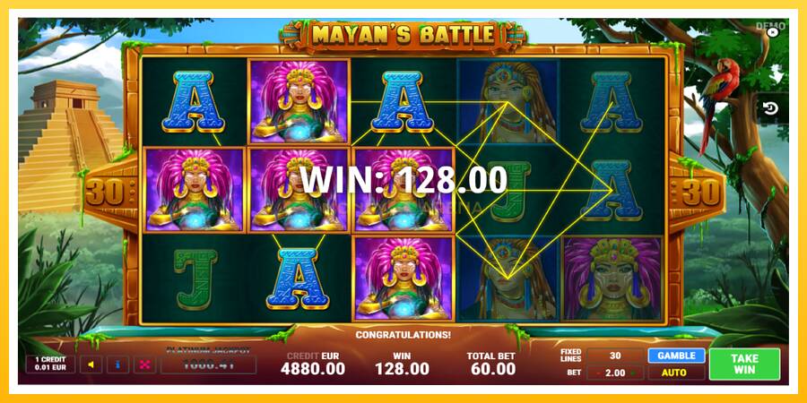 Kuva 2 pelikone Mayans Battle