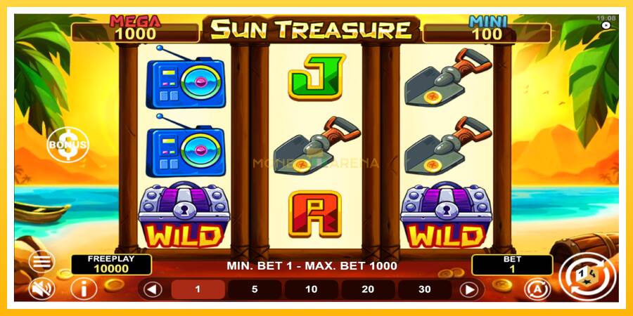 Kuva 2 pelikone Sun Treasure Hold & Win