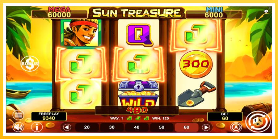 Kuva 3 pelikone Sun Treasure Hold & Win