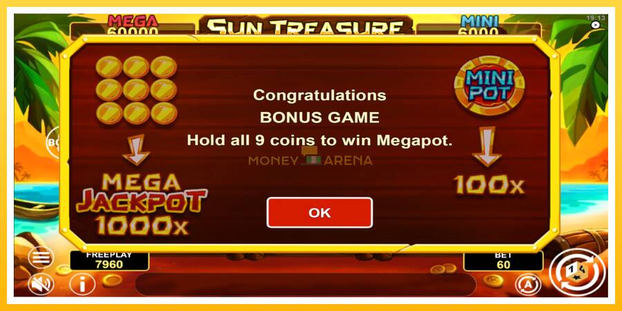 Kuva 4 pelikone Sun Treasure Hold & Win