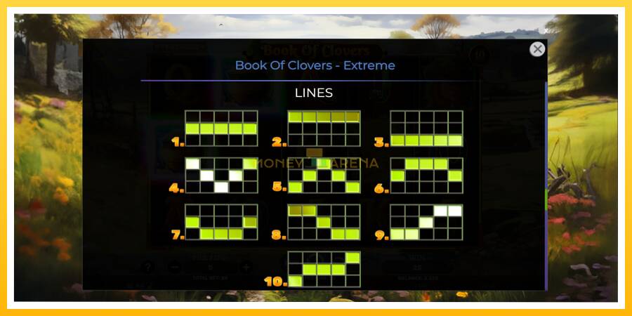 Kuva 7 pelikone Book of Clovers - Extreme