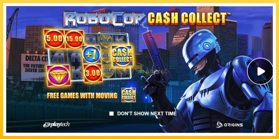 Kuva 1 pelikone RoboCop: Cash Collect