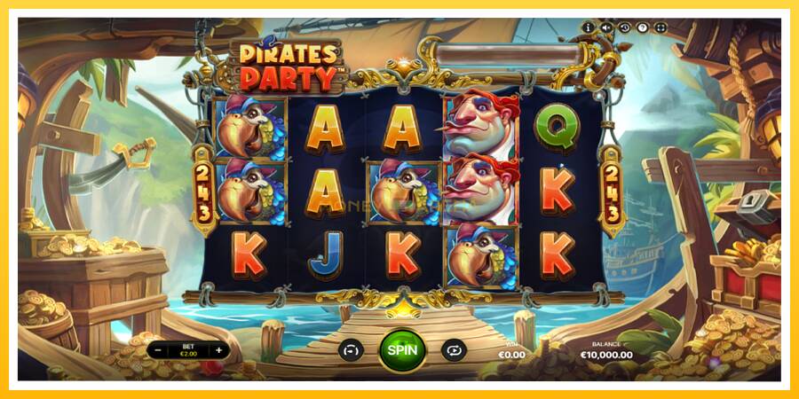 Kuva 2 pelikone Pirates Party