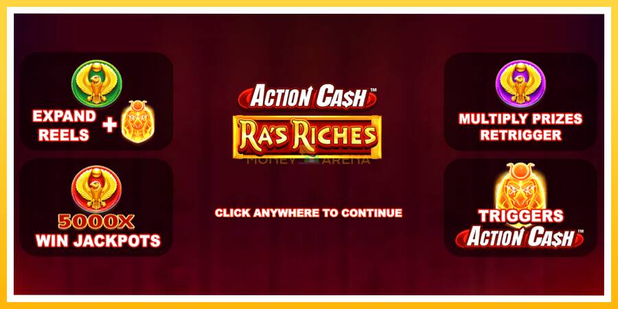 Kuva 1 pelikone Action Cash Ras Riches