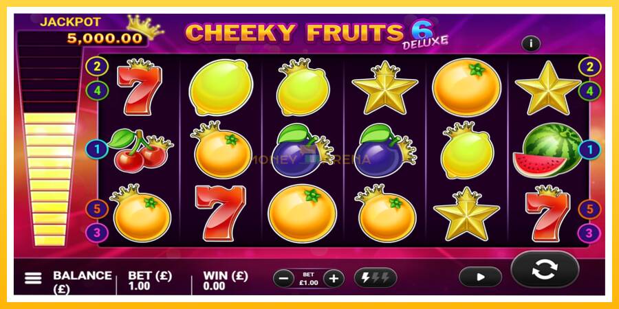 Kuva 2 pelikone Cheeky Fruits 6 Deluxe