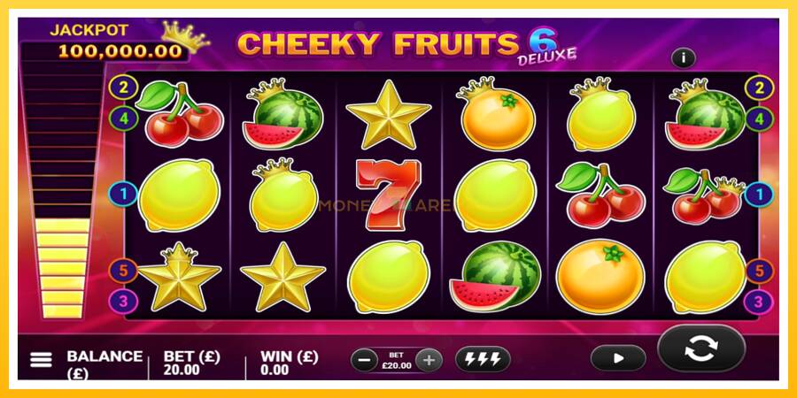 Kuva 4 pelikone Cheeky Fruits 6 Deluxe