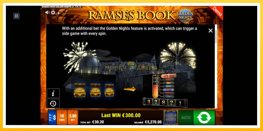 Kuva 5 pelikone Ramses Book Golden Nights